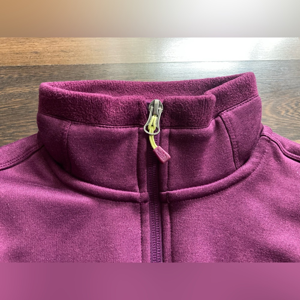 North Face Purple Full-Zip Jacket - Picture 5 of 9